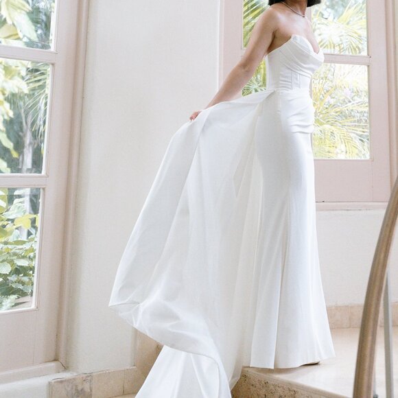 Jane Hill Huntleigh Wedding Dress - Ivory - Size US 2 - Picture 4 of 7